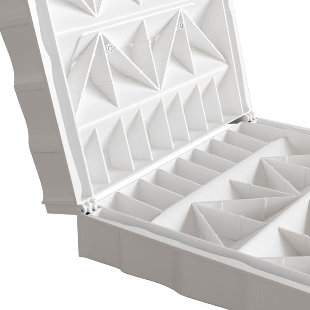 Folding Portable Dog Pet Stairs Ramp White
