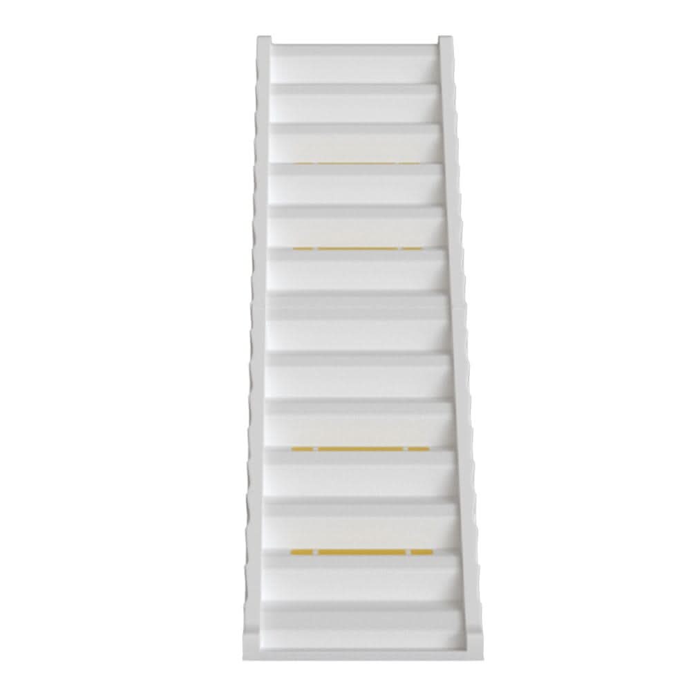 Folding Portable Dog Pet Stairs Ramp White