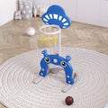 2-in-1 Adjustable Kids Basketball Hoop with Football Goal