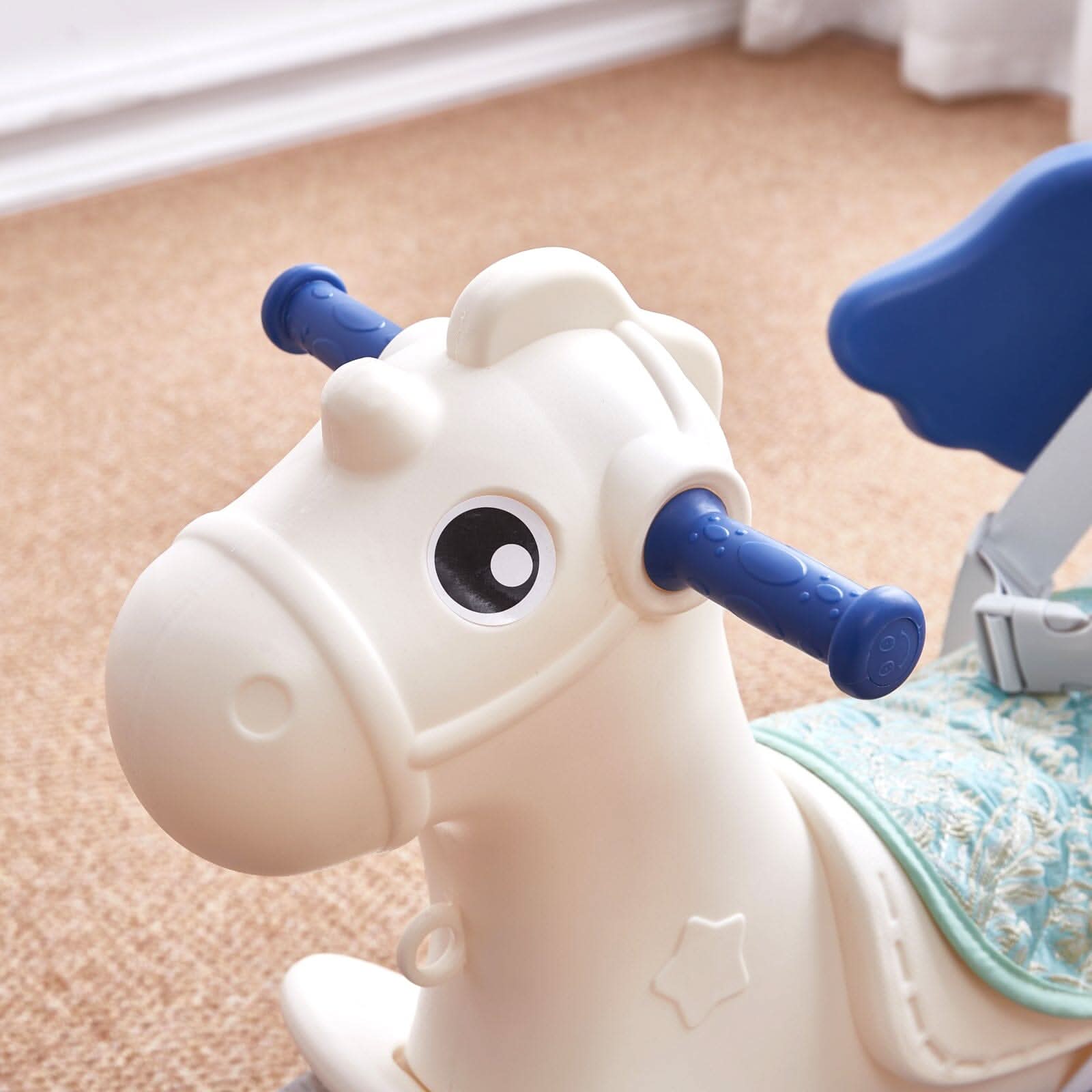 Kids Plastic Rocking Horse for Sunmer Holidays Gift