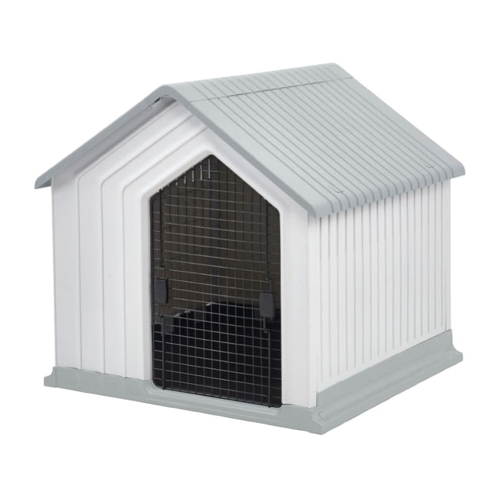 60 cm H Waterproof Plastic Dog House Pet Kennel with Door