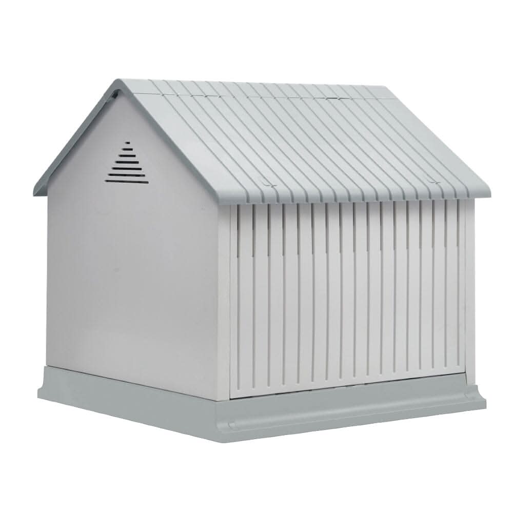 60 cm H Waterproof Plastic Dog House Pet Kennel with Door