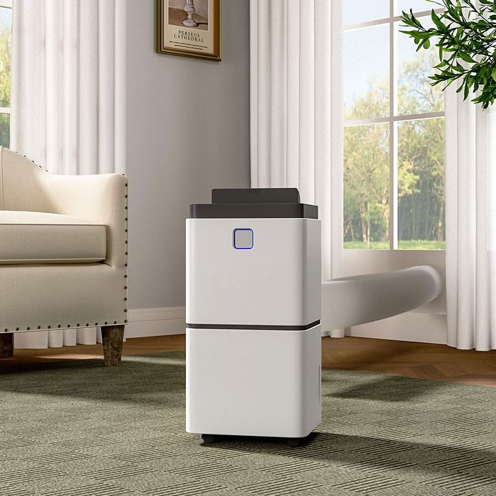 12L Dehumidifier with Water Tank Wheels Connecting To The WiFi