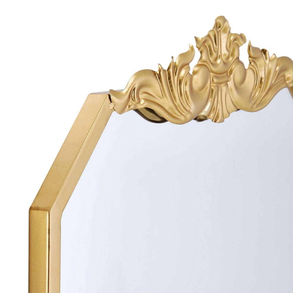 Golden Wave Iron Art Mirror (60×90CM)