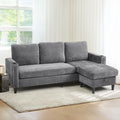 Plush Upholstered 3-Seater Sofa With Reinforced Frame