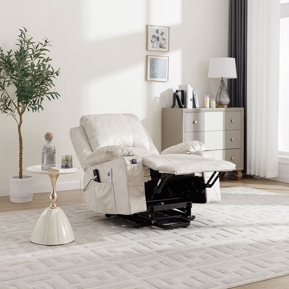 Electric Recliner Chair (Model 01) with Massage Heating Function and Cup Holders