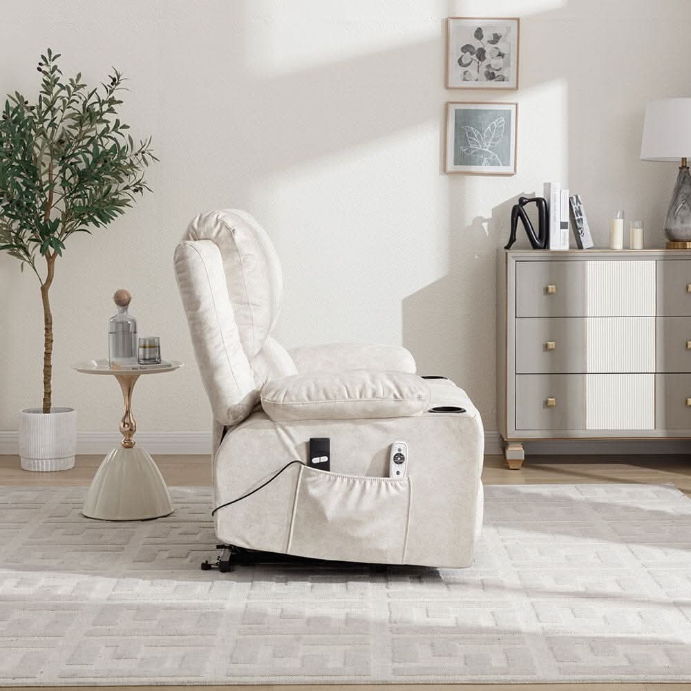 Electric Recliner Chair (Model 01) with Massage Heating Function and Cup Holders