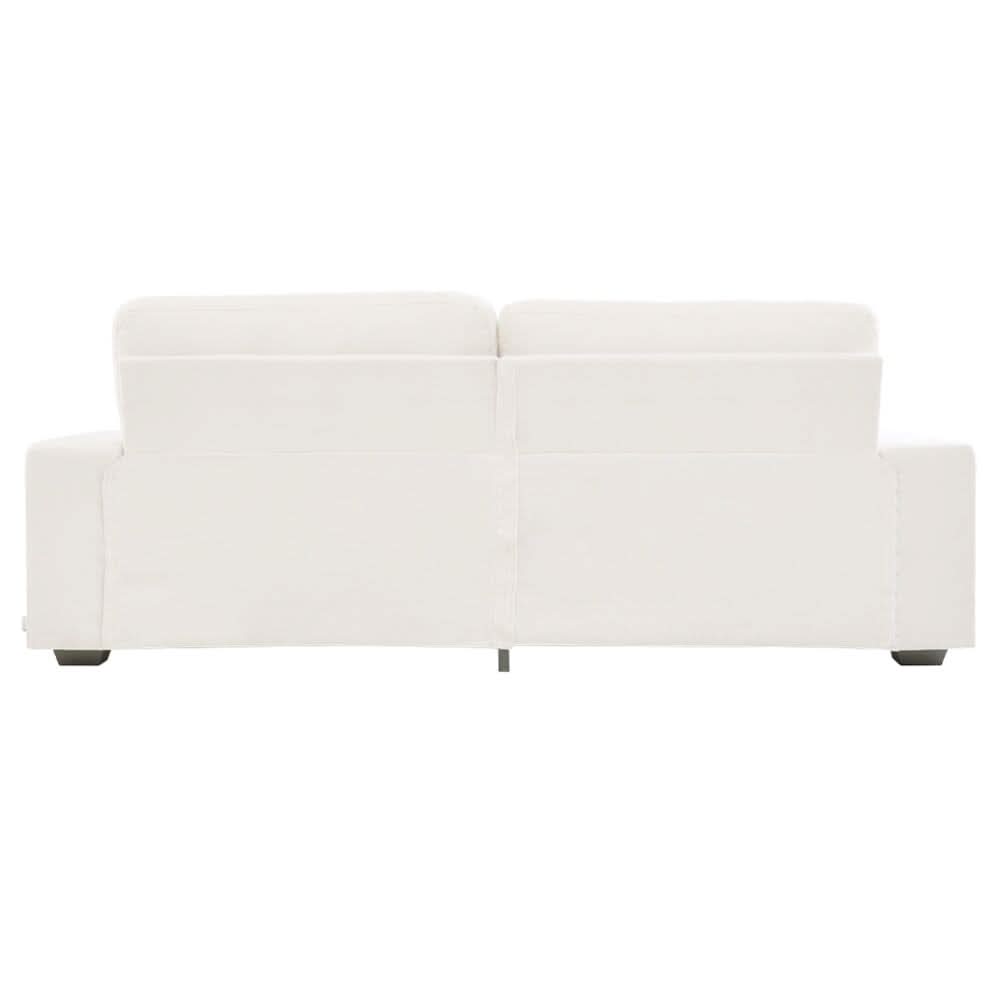 Two-Seater Sofa with Chenille Upholstery and Plush Cushioning
