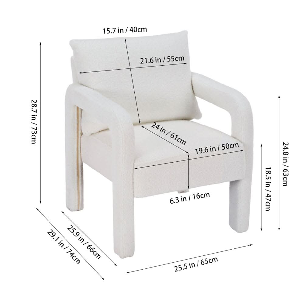 Boucle & Chenille Accent Chair Collection