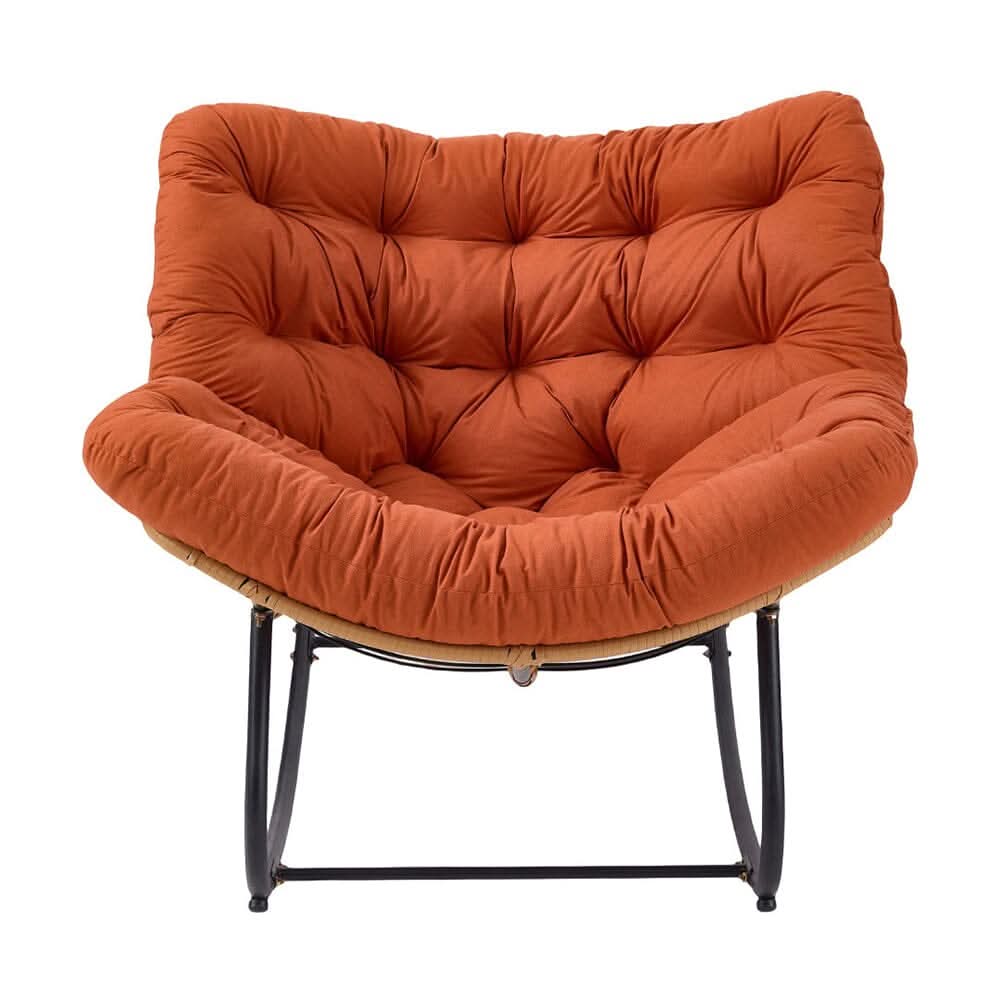 Large Oversized Nest Rocking Chair with Tufted Cushion Collection