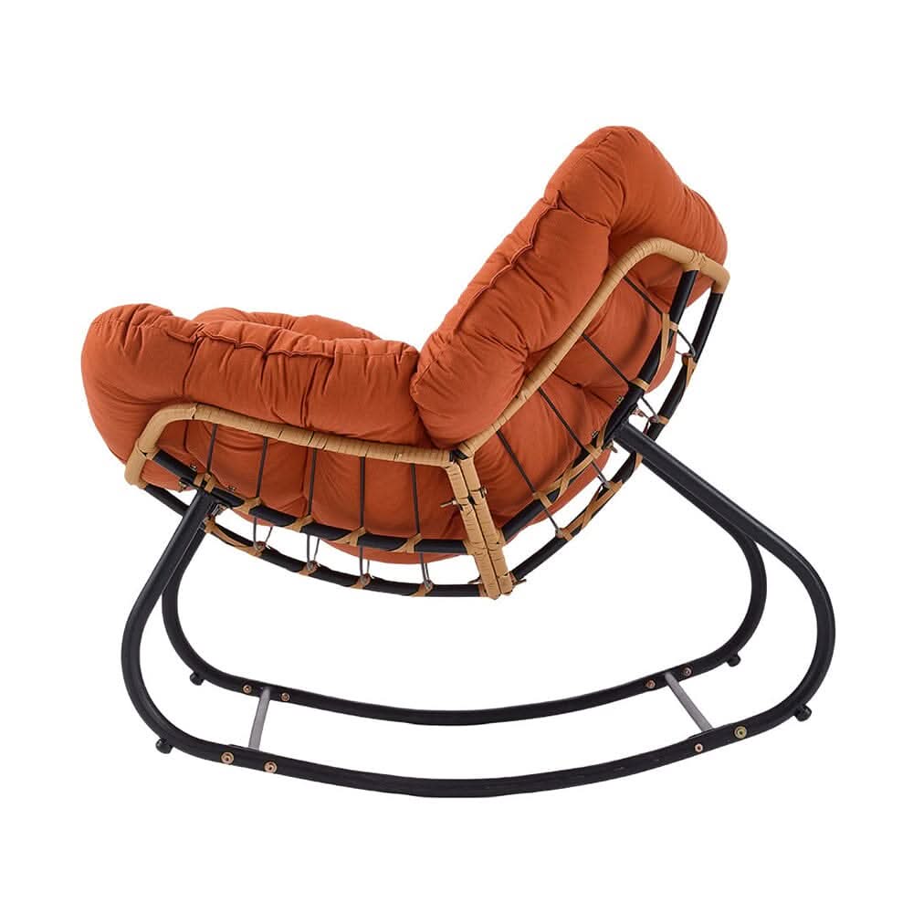 Large Oversized Nest Rocking Chair with Tufted Cushion Collection