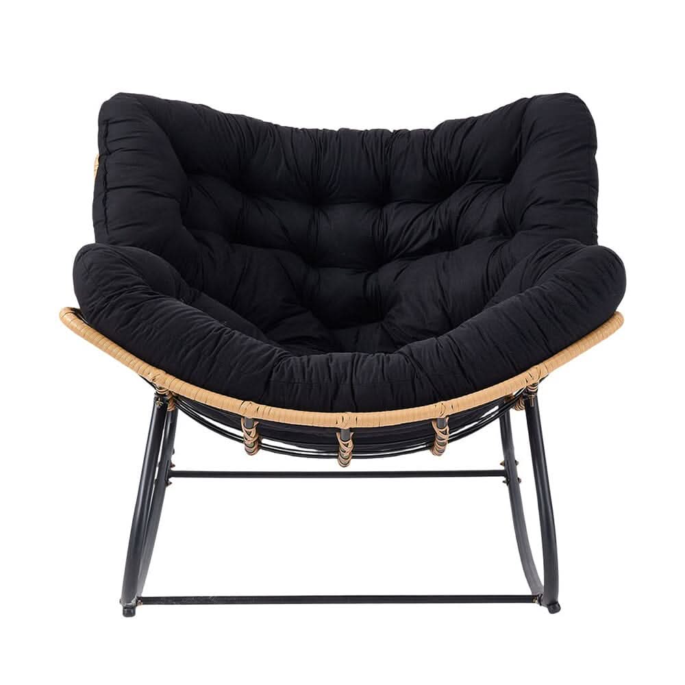 Large Oversized Nest Rocking Chair with Tufted Cushion Collection