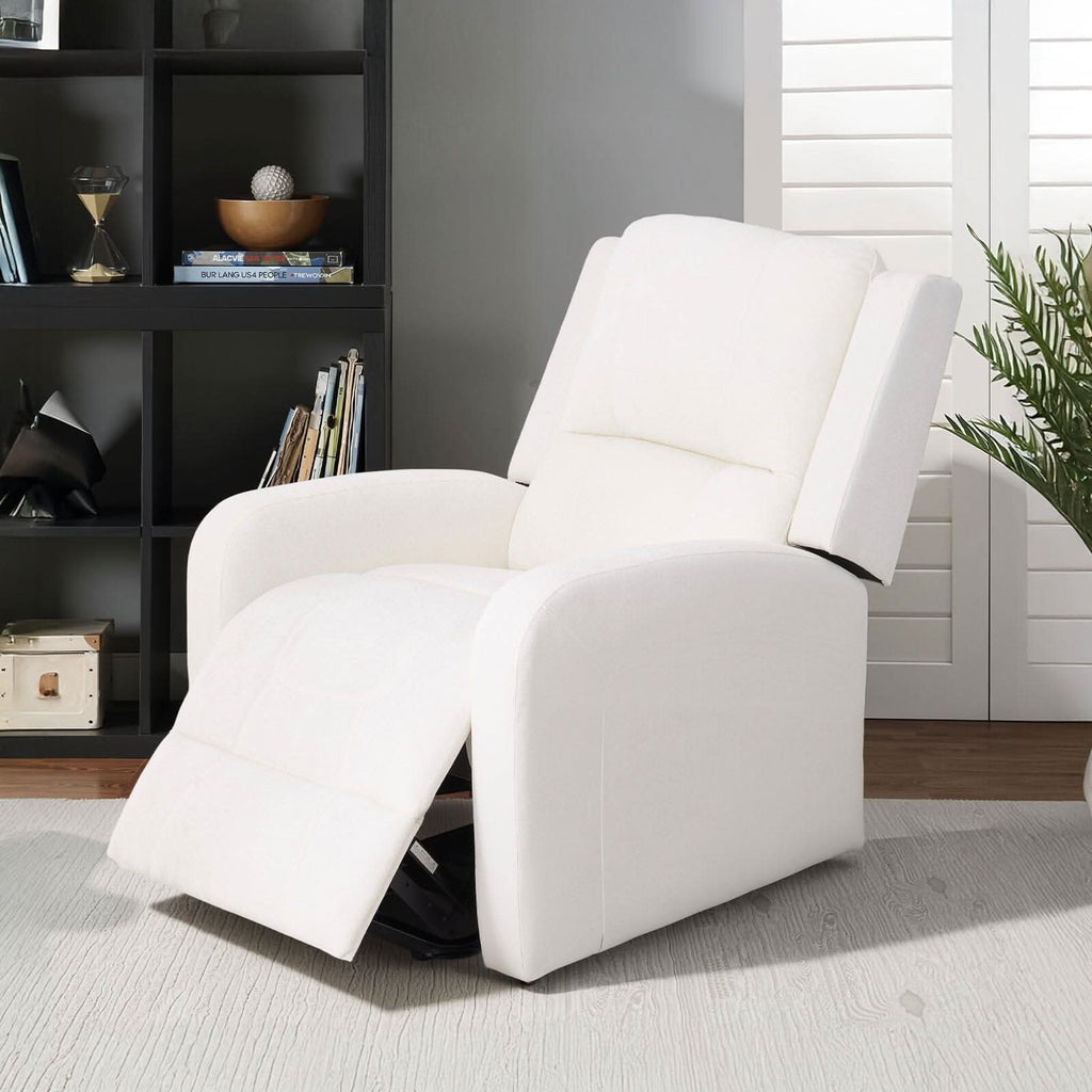 Single Power Sofa Heated Massage Lift 140° Recline 7 Frame Dual Fabric