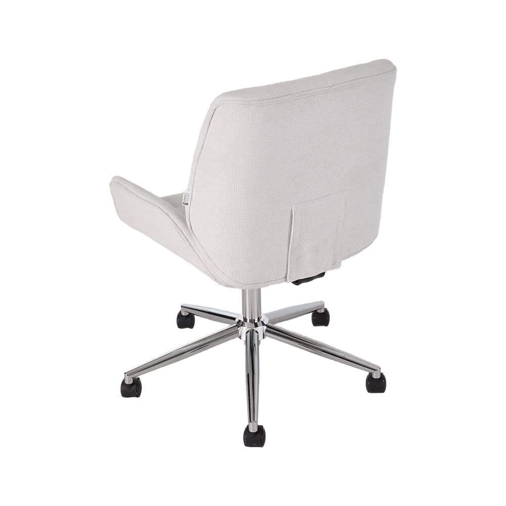 Vintage Executive Office Chair with PU Leather or Chenille Upholstery