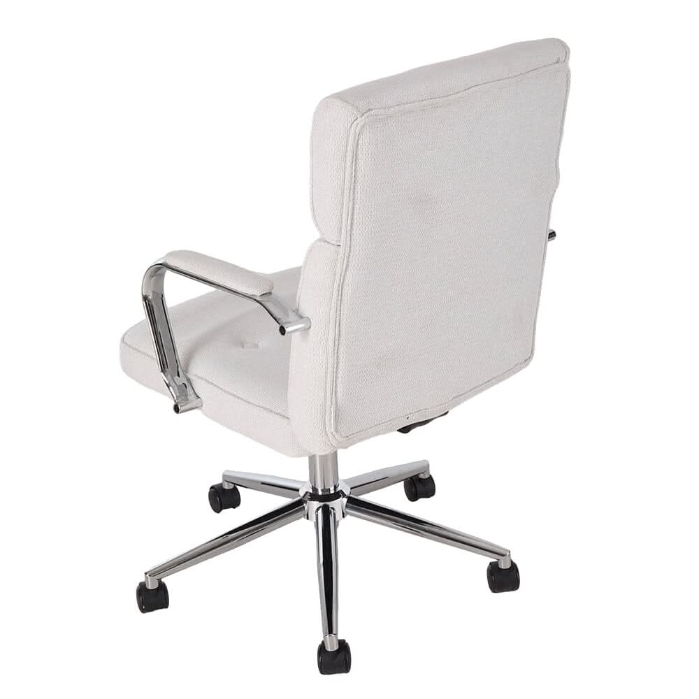 Vintage Executive Office Chair with PU Leather or Chenille Upholstery