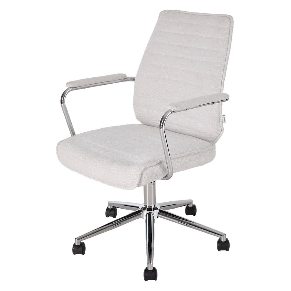 Vintage Executive Office Chair with PU Leather or Chenille Upholstery