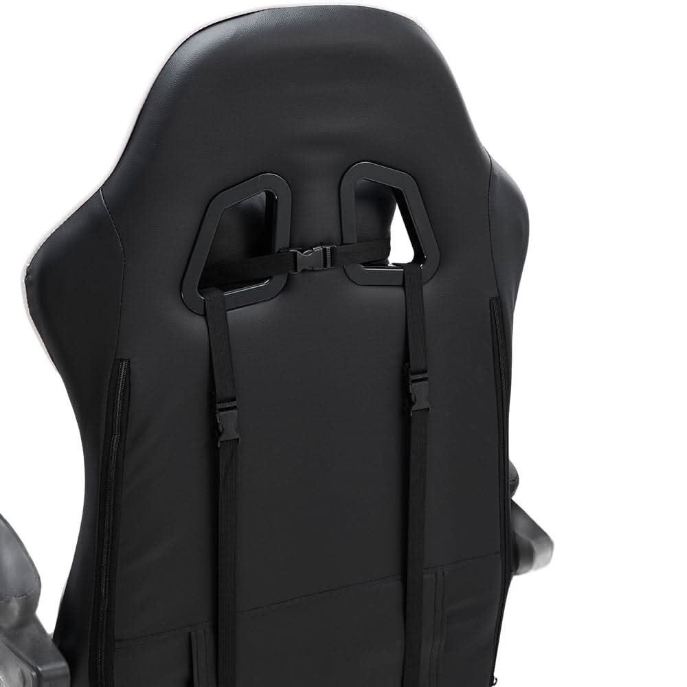 Ergonomic Gaming Chair with Footrest & Linkage Armrests