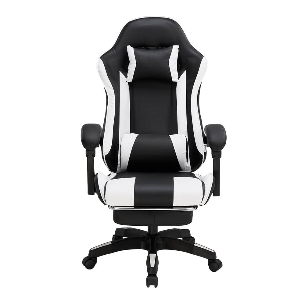 Ergonomic Gaming Chair with Footrest & Linkage Armrests