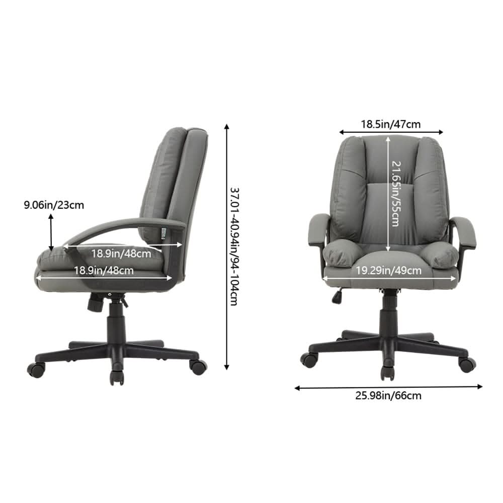 Compact Ergonomic Office Chair with Rocking Function