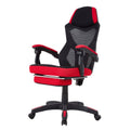 Mesh Gaming Chair with Footrest & Linkage Armrests