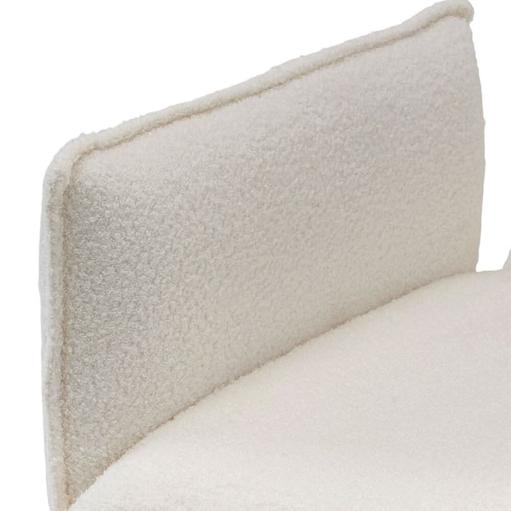 Plush Velvet Executive Office Chair in Beige