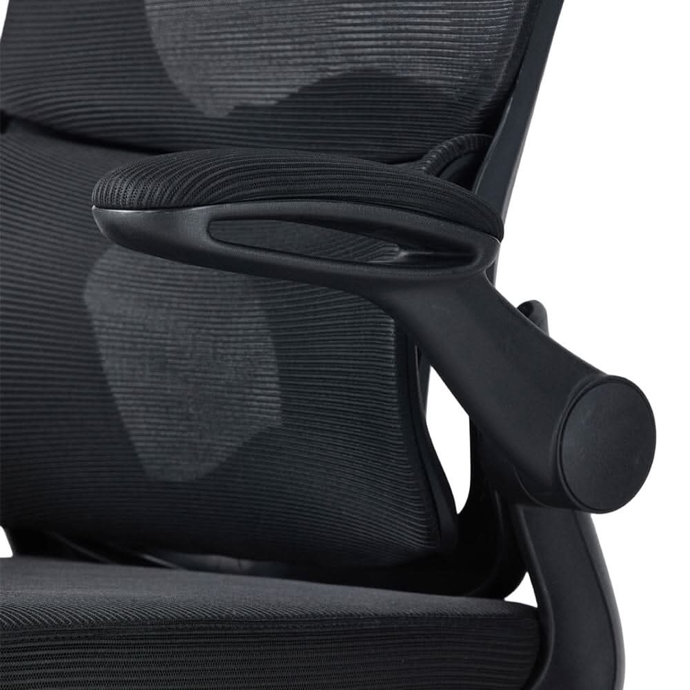 Executive Office Chair with Foldable Clothes Hanger