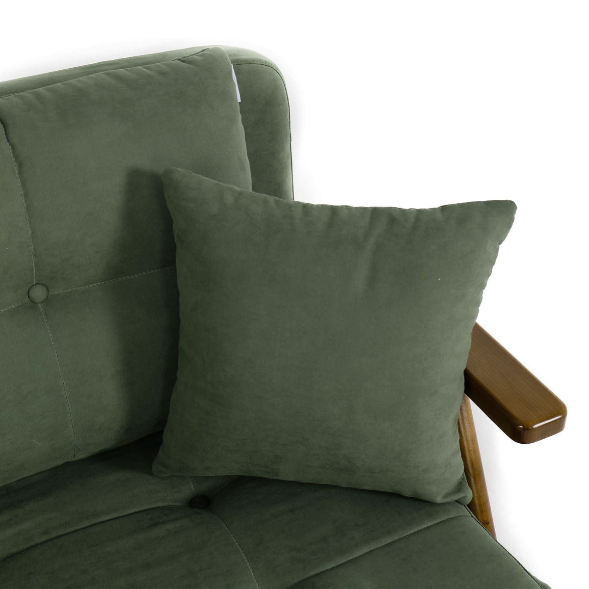 Cottonfy Foldable Matte Fabric Solid Wood 3 Mode Sofa Bed