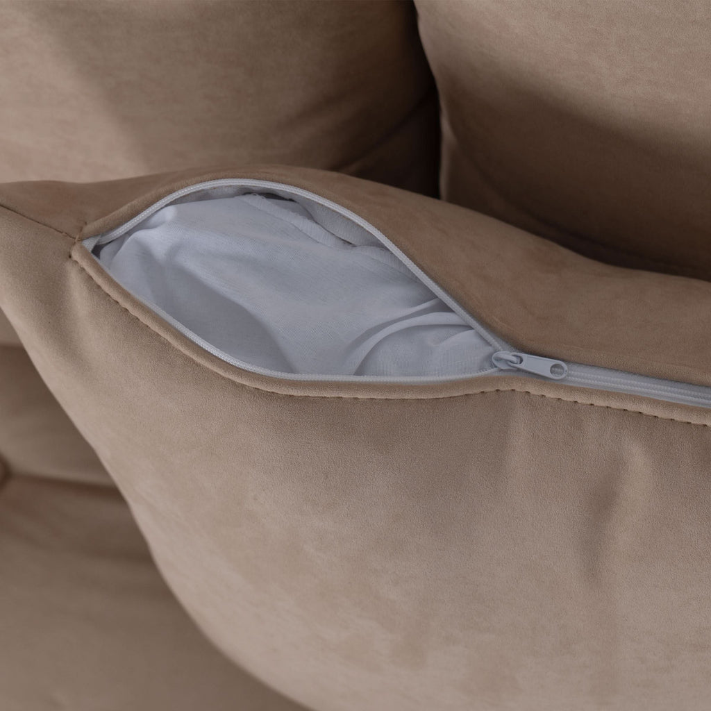 Cottonfy Foldable Matte Fabric Solid Wood 3 Mode Sofa Bed