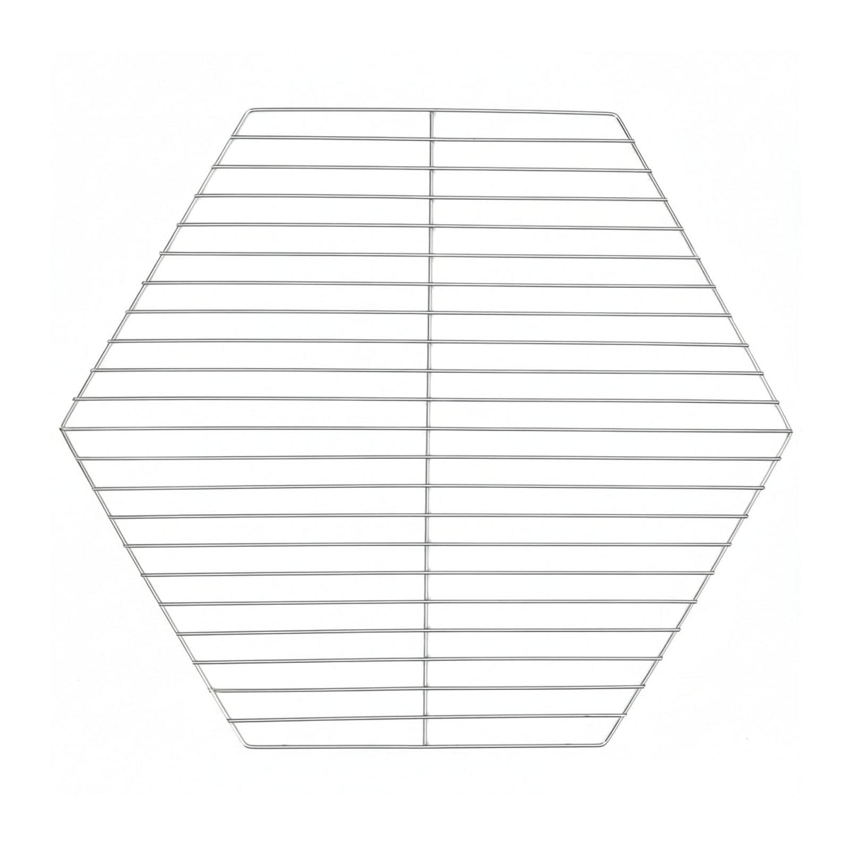 70cm Hexagonal Outdoor Fire Pit & BBQ Grill