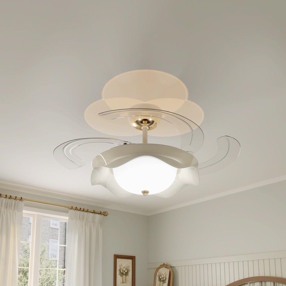 Lightsin 42 Inch Ceiling Fan with Dimmable LED and Reverse Airflow