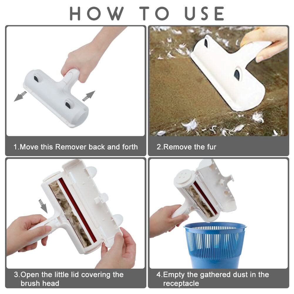 Effortless Grooming: Pet Dog Hair Removal Brush