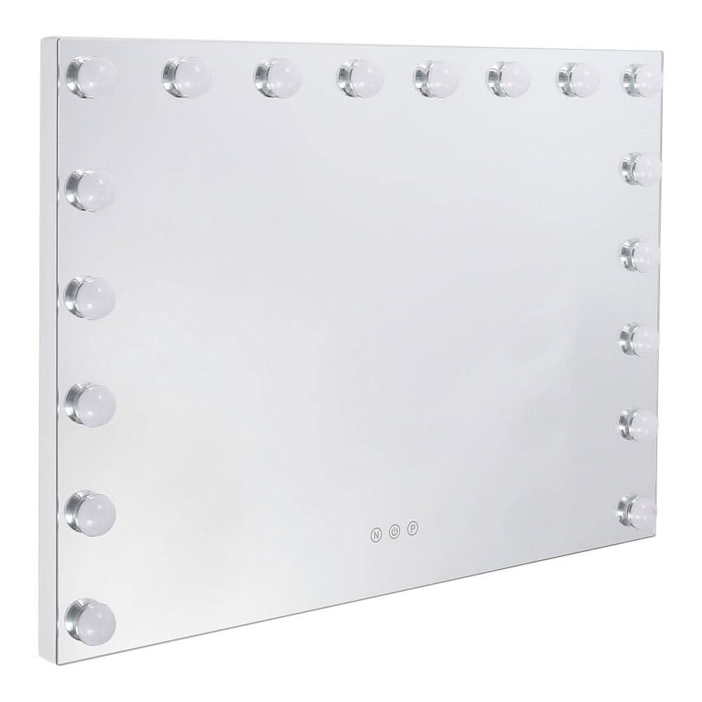 70cm W Rectangle Hollywood Vanity Mirror with 18 Dimmable LED Bulbs