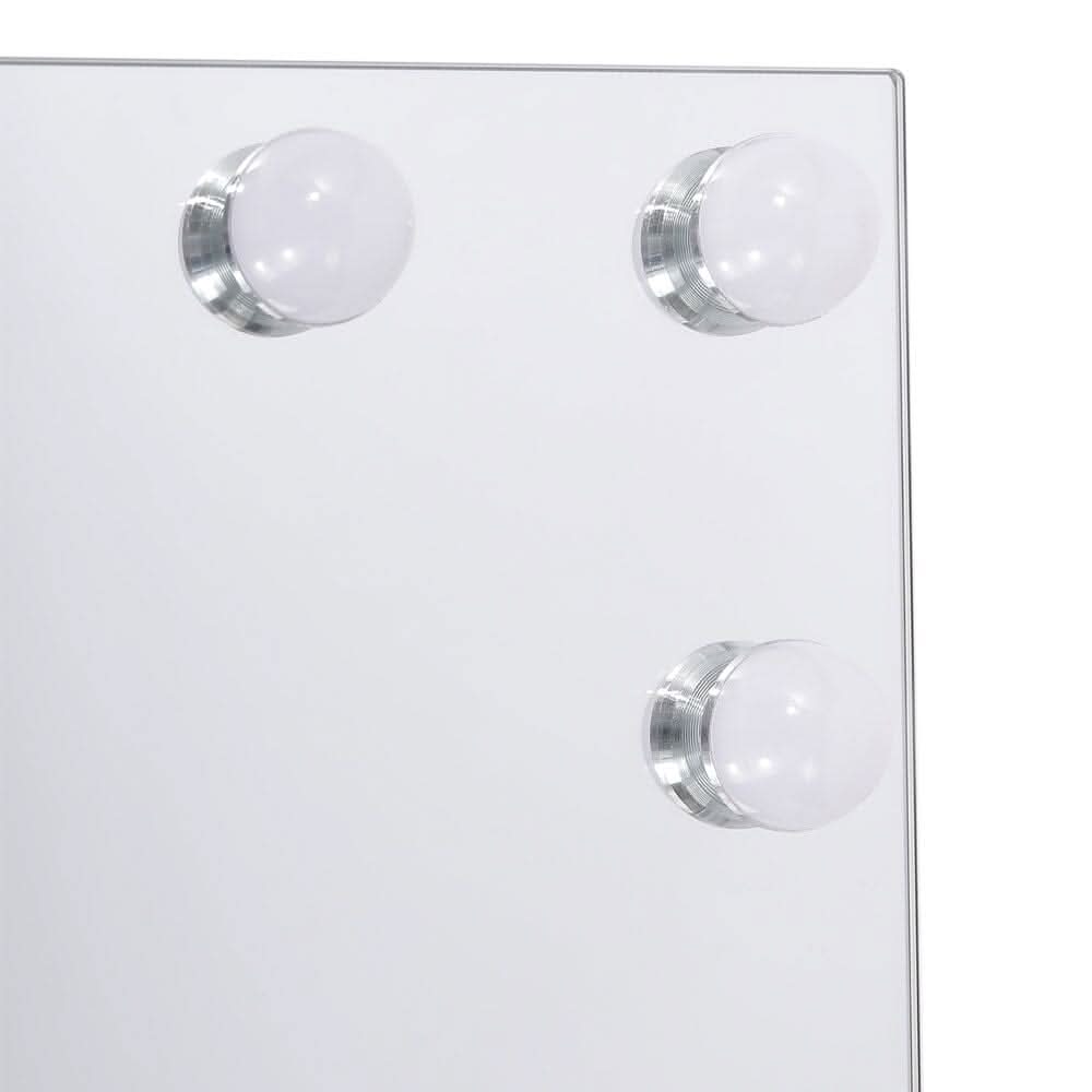 70cm W Rectangle Hollywood Vanity Mirror with 18 Dimmable LED Bulbs