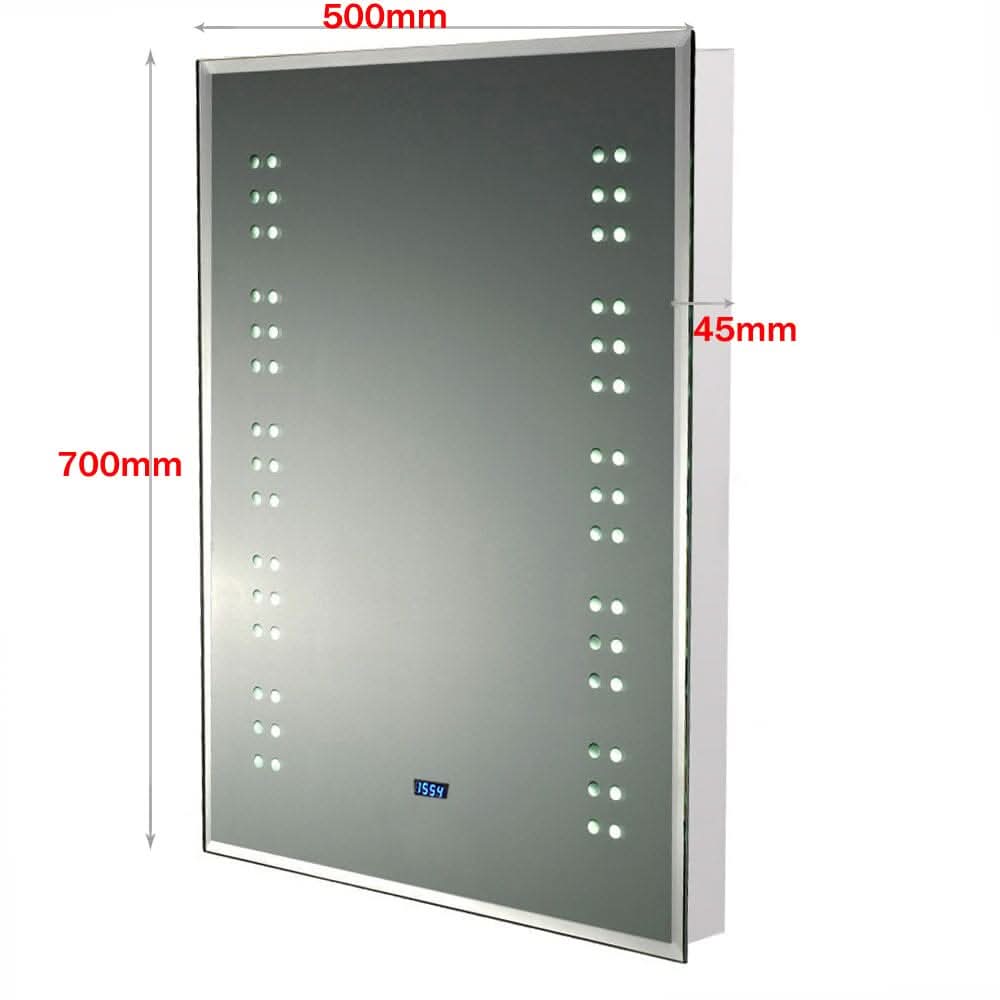 700x500 MM Rectangle Smart LED Touch Bathroom Mirror