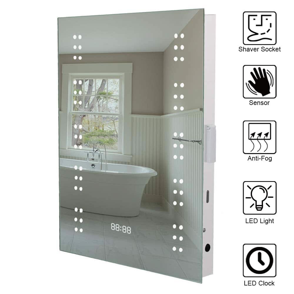 700x500 MM Rectangle Smart LED Touch Bathroom Mirror
