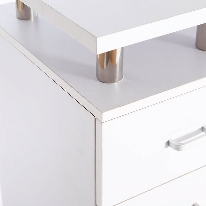 Professional Manicure Station Nail Table on Wheels with Dust Collector