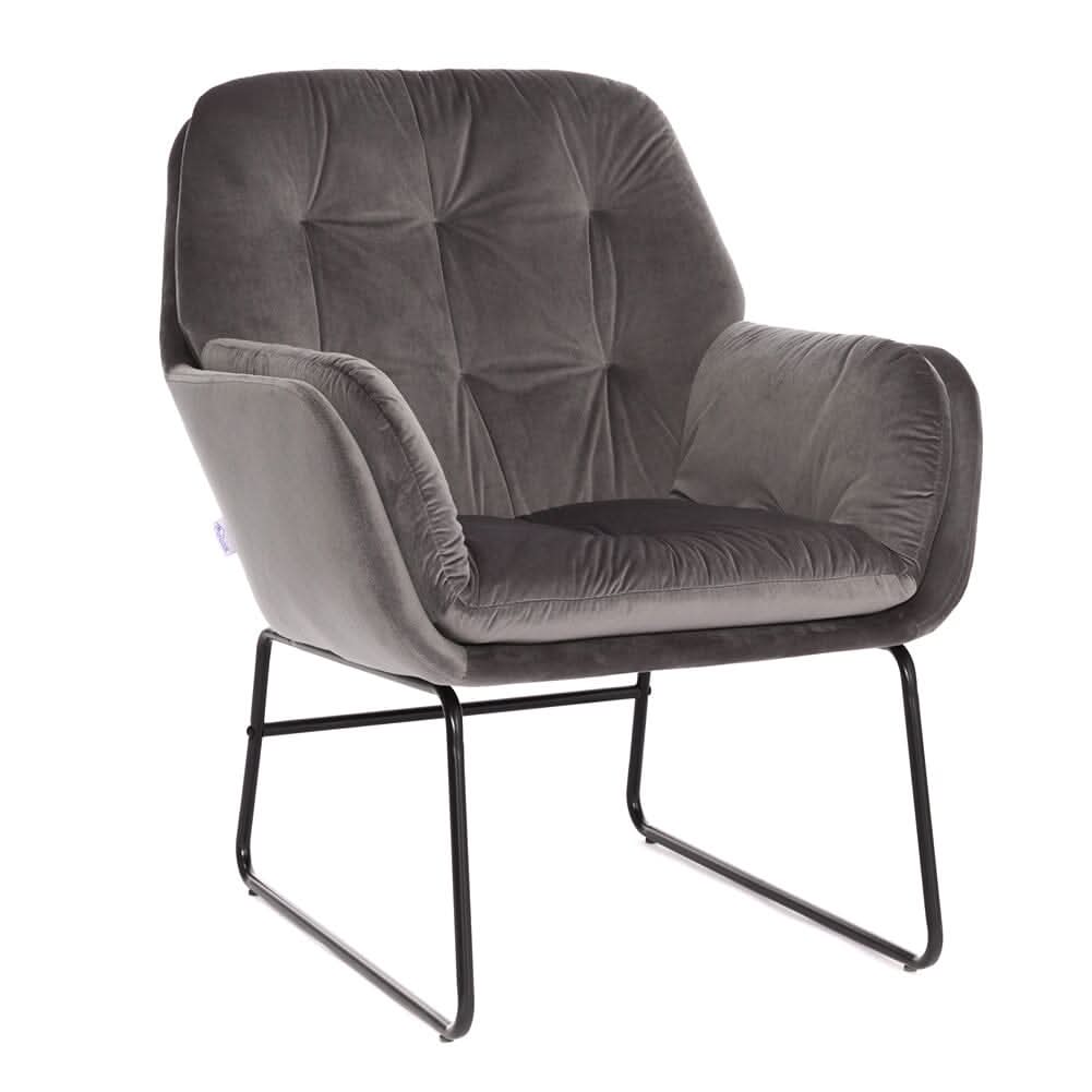 75cm Wide Faux Leather Armchair Double Layer Padded Occasional Chair