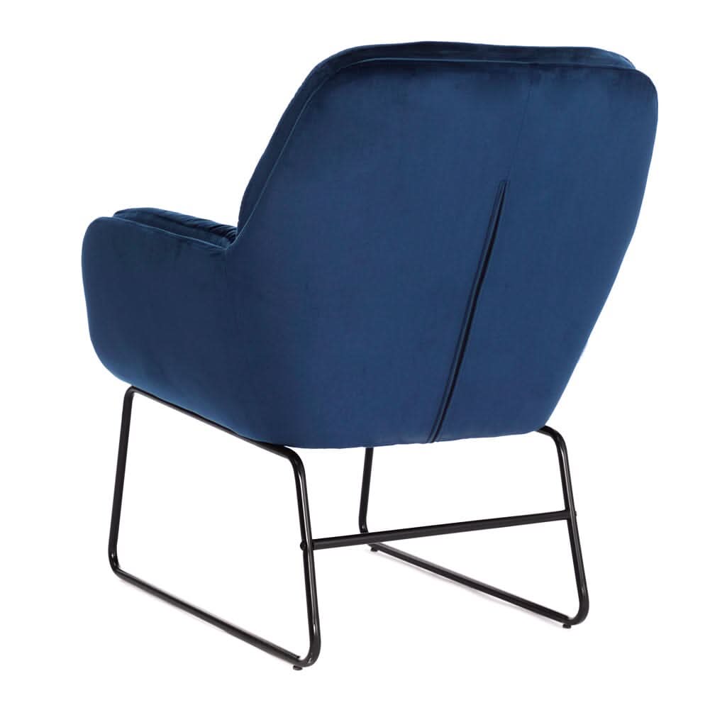 75cm Wide Faux Leather Armchair Double Layer Padded Occasional Chair
