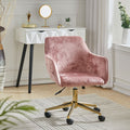 Premium Italian Velvet Accent Chair with Gold Base