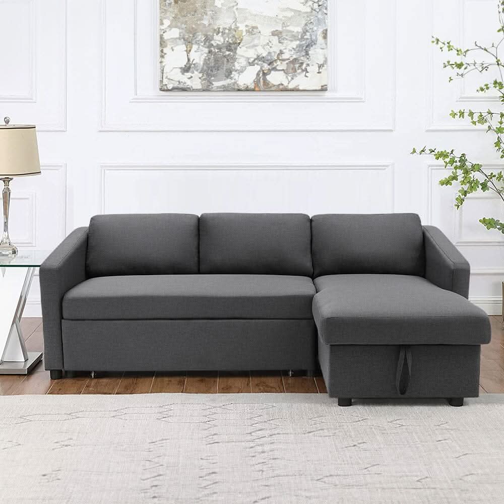 Corner Sofa Bed 3 Seater Sofa with Storage