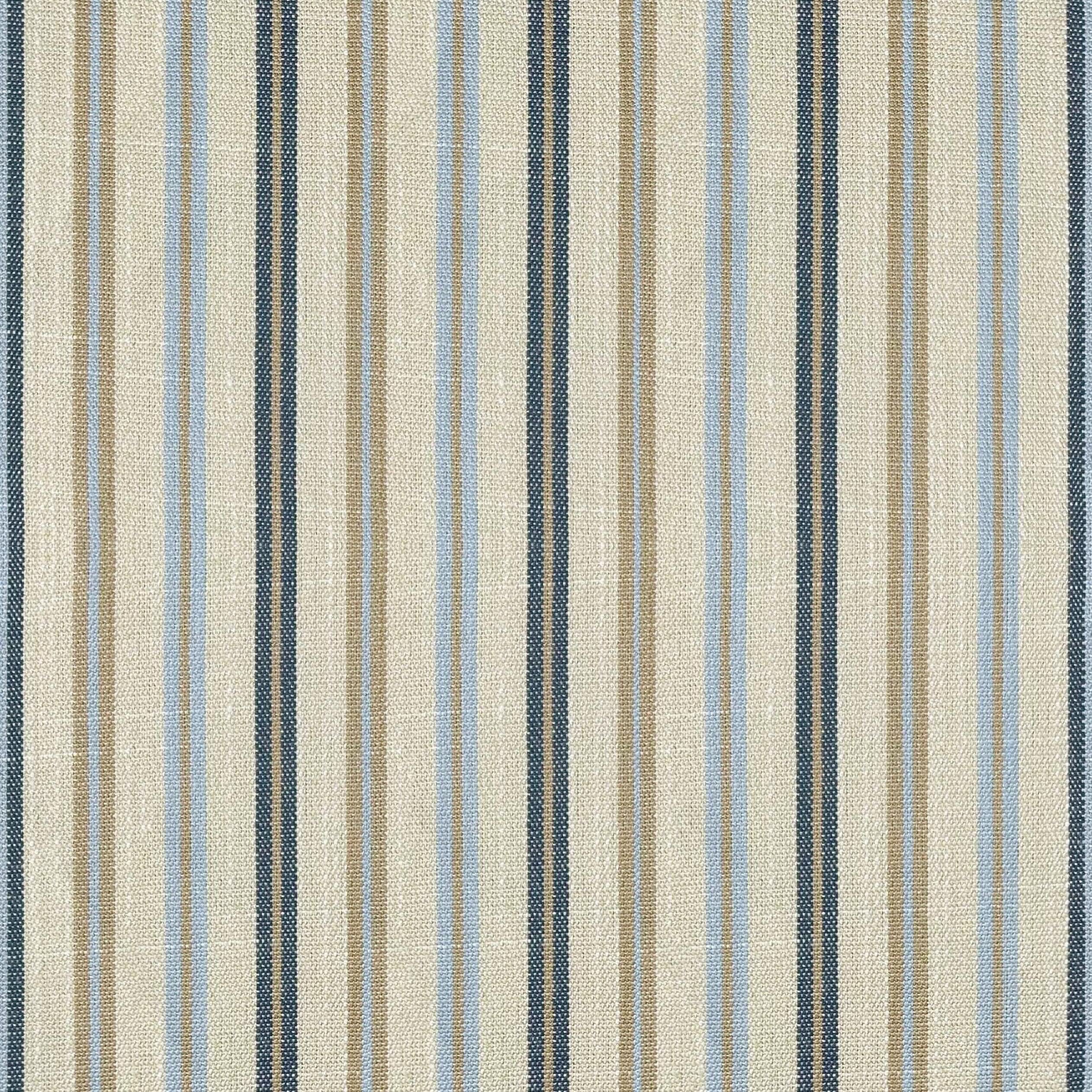 Cottonfy 3 Seater Striped Sofa with Removable Covers and Skirted Design