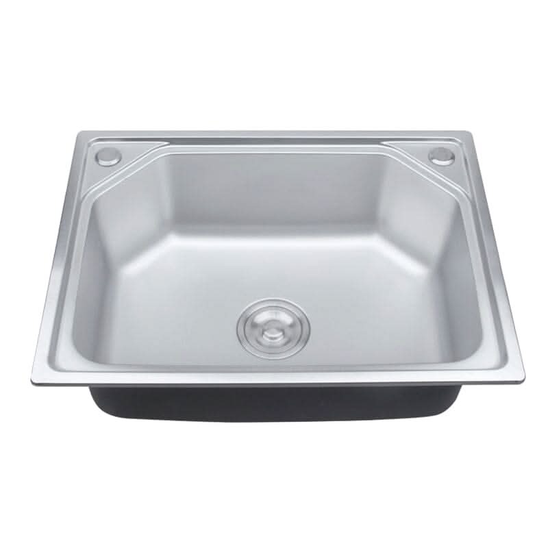60/68cm W Stainless Steel Kitchen Sink Single Bowl Catering