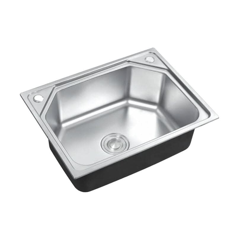 60/68cm W Stainless Steel Kitchen Sink Single Bowl Catering