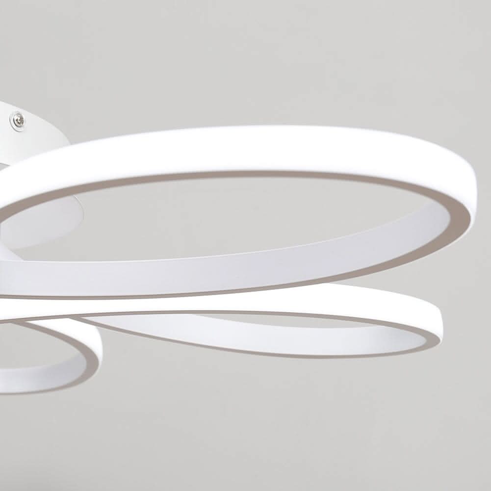 Floral Shape 6 Rings LED Ceiling Light Non-Dimmable