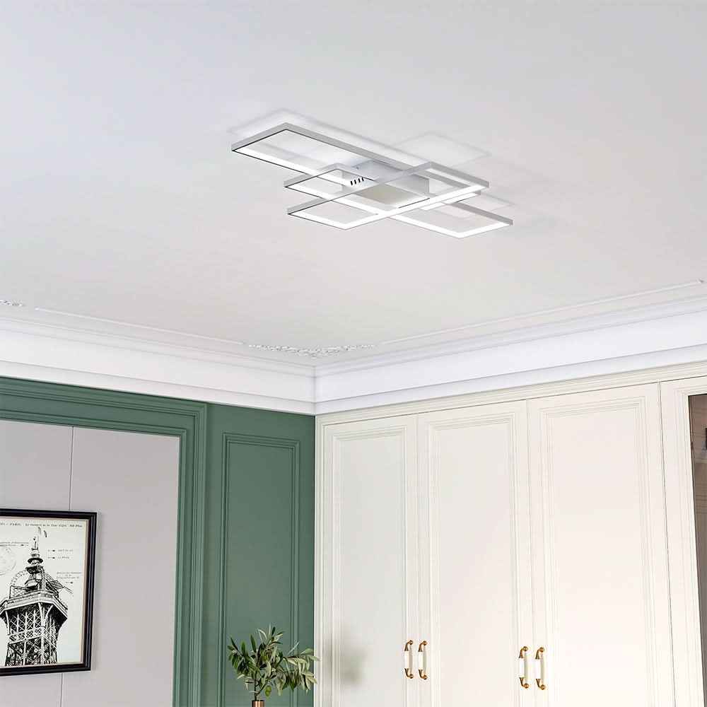 Modern Rectangular LED Ceiling Light Non-Dimmable 89W/113W