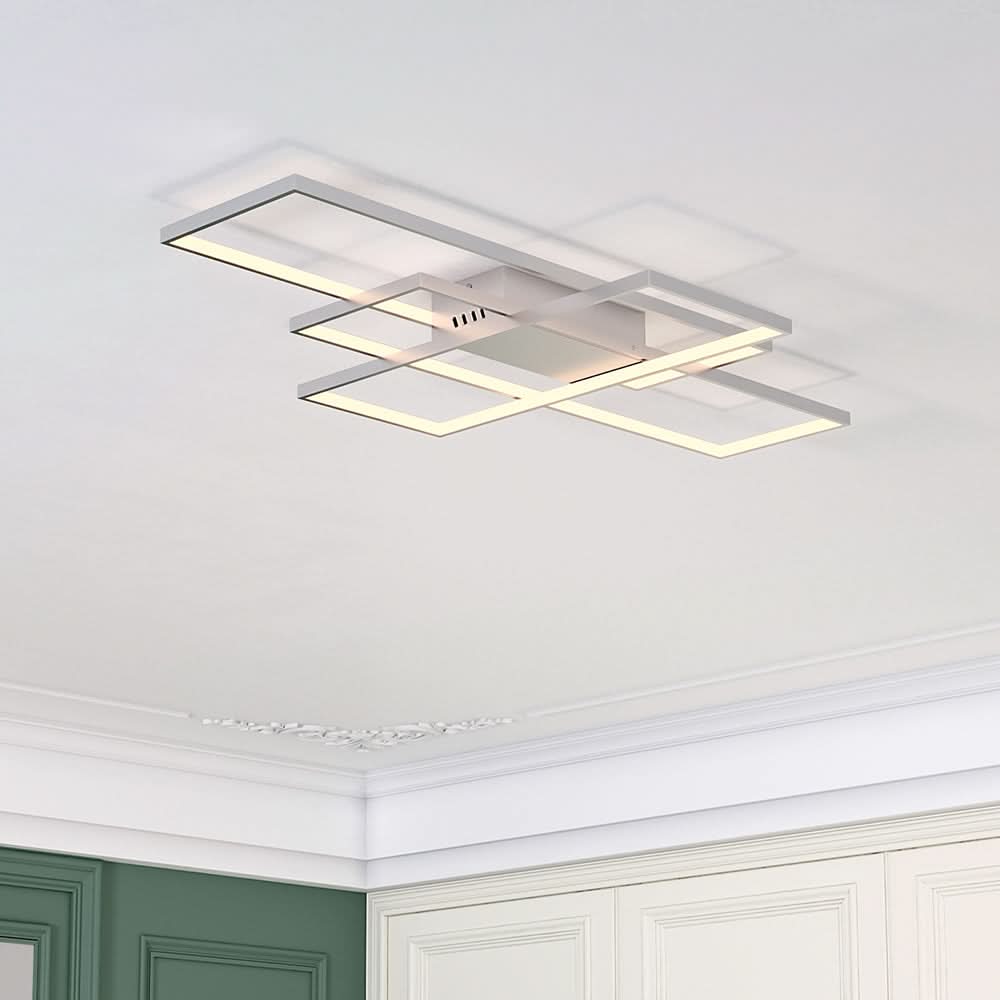 Modern Rectangular LED Ceiling Light Non-Dimmable 89W/113W