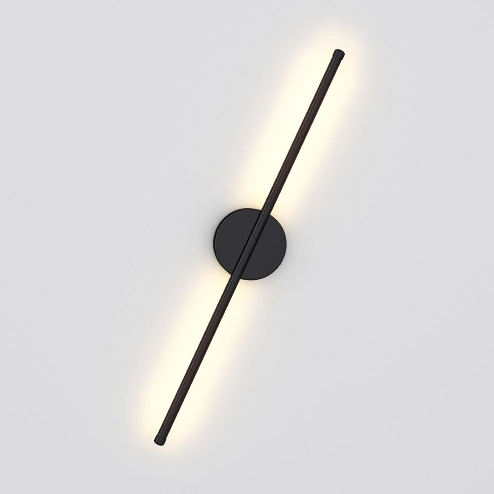 10W Black LED Wall Sconce Linear Wall Light Fixture