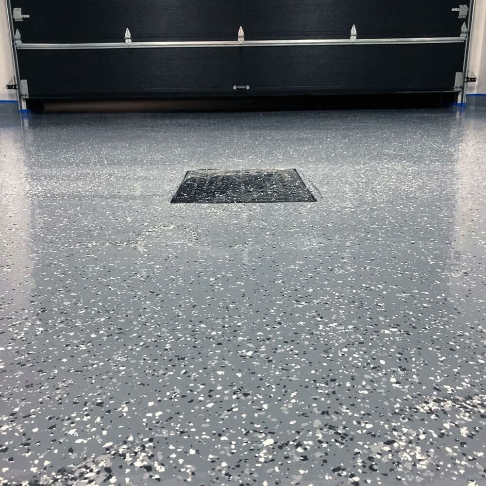 Set of 24 Peel and Stick PVC Granite Floor Tile