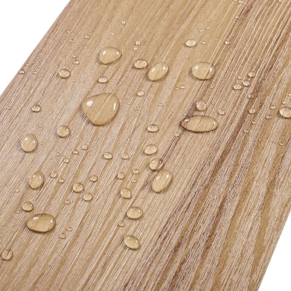 36/72Pcs Modern PVC Wood-Look Peel and Stick Floor Tiles