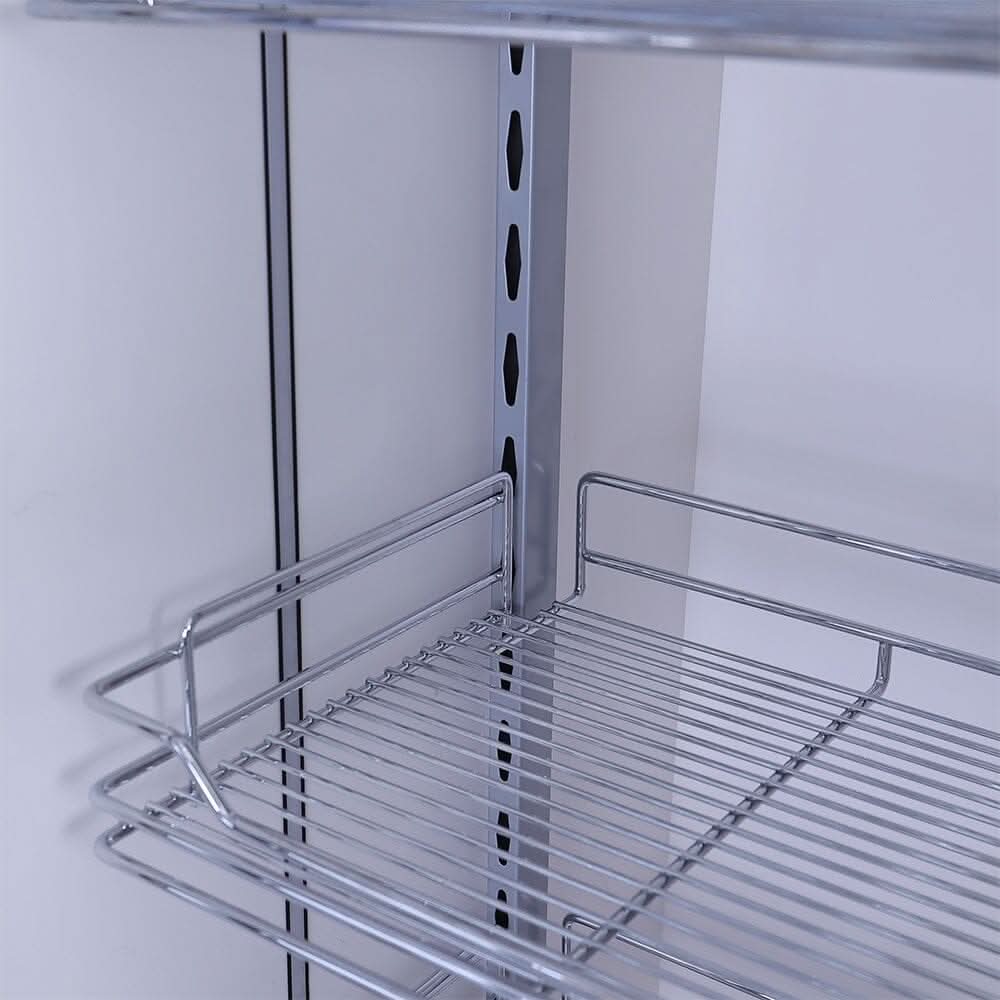 Tall Tandem Metal Pull Out Pantry 6 Shelves